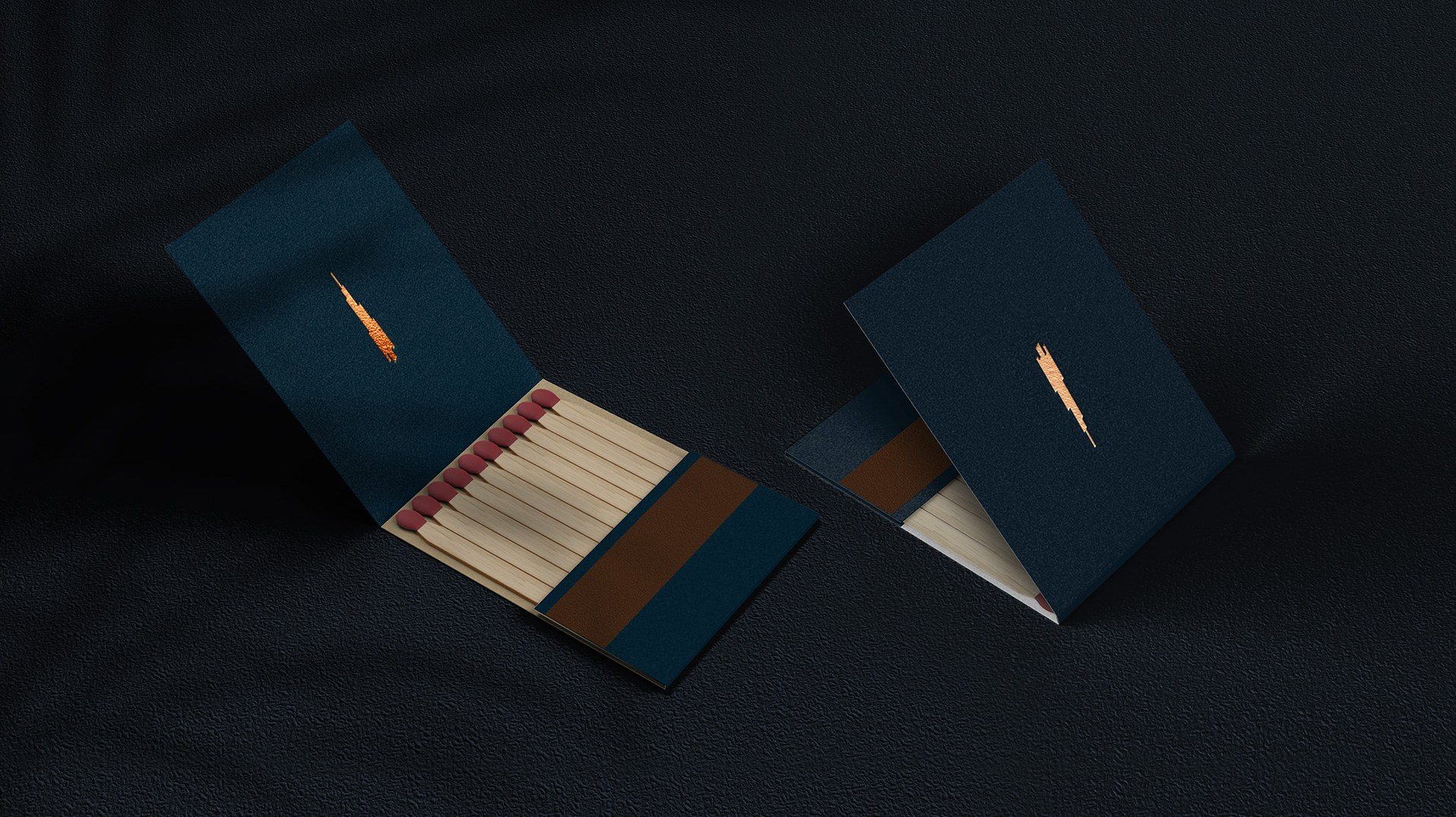 The branded At.mosphere match box