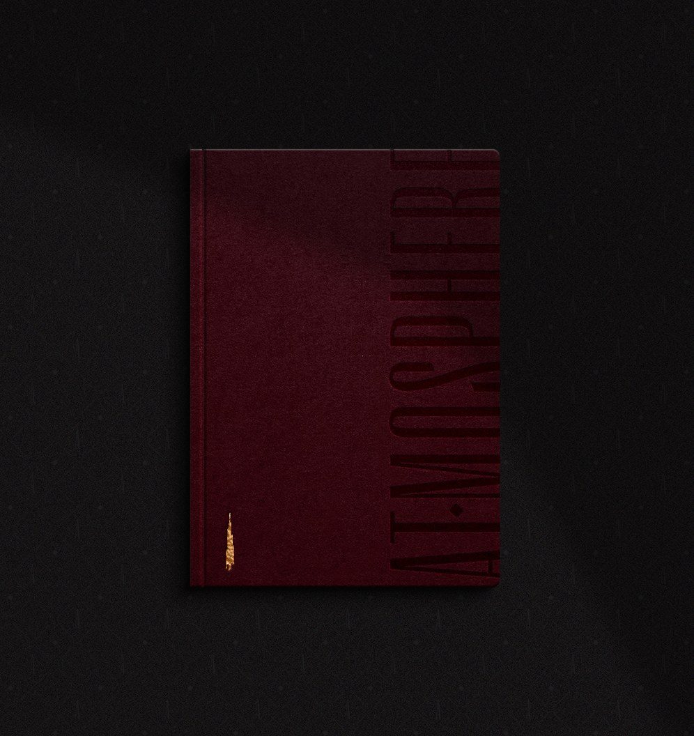 The At.mosphere menu cover